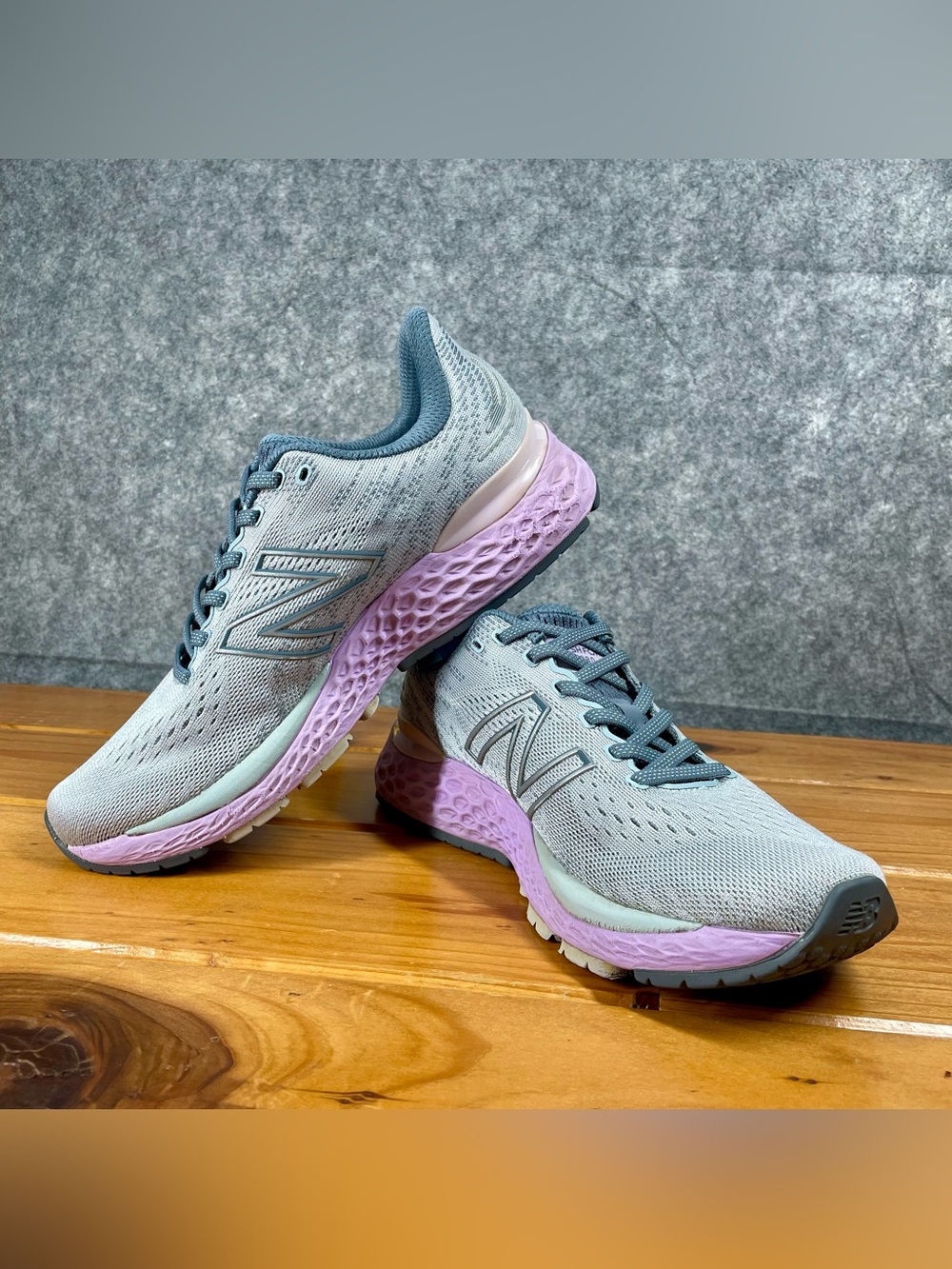 New Balance Fresh Foam X 880v11 Womens 10 B Gray Purple Running Shoes W880Z11 - Picture 11 of 16